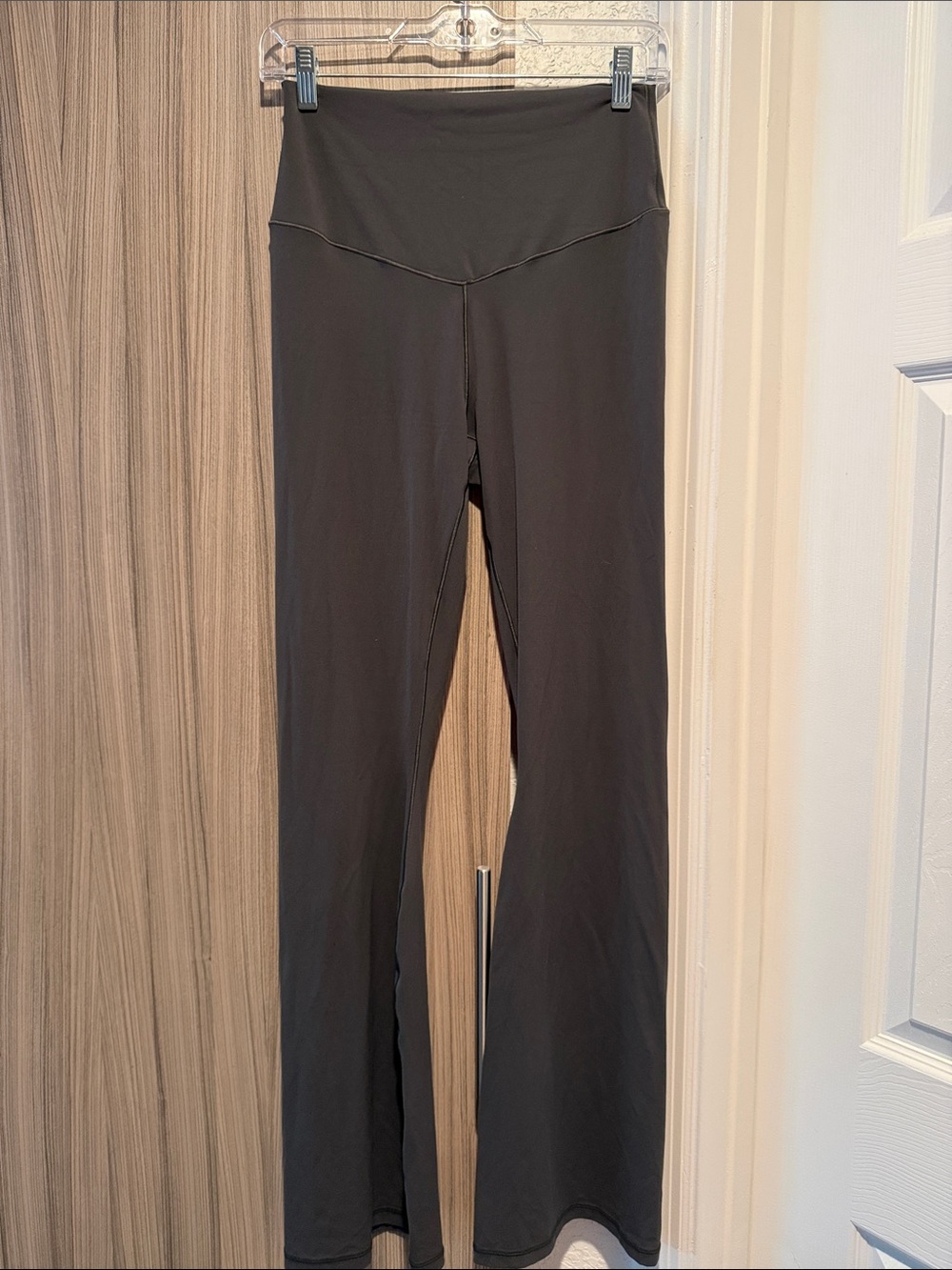 aerie Black High-Rise Flare Yoga Pants